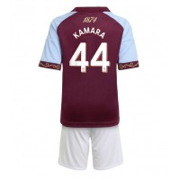 Aston Villa Boubacar Kamara #44 Domaci Dres za djecu 2025-26 Kratak Rukav (+ Kratke hlače)